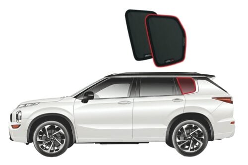 Mitsubishi Outlander 4th Generation Port Window Shades (GN; 2021-Present)