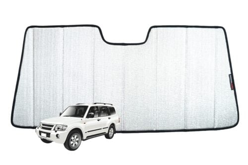 Mitsubishi Pajero 3rd Generation Front Windscreen Sun Shade (V60-/NM- NP; 1999-2007) - Image 1