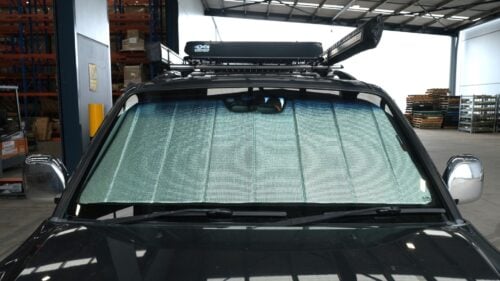 Mitsubishi Pajero 3rd Generation Front Windscreen Sun Shade (V60-/NM- NP; 1999-2007) - Image 2
