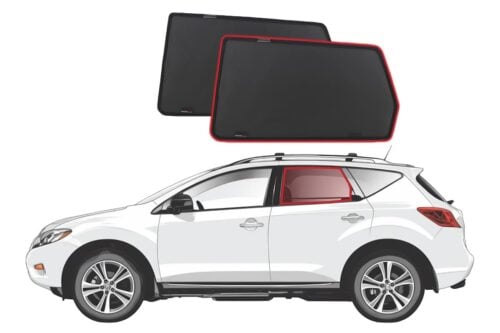 Nissan Murano 2nd Generation Car Rear Window Shades (Z51; 2009-2015) - Image 1