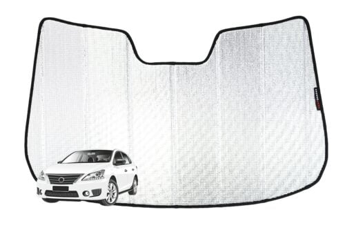 Nissan Pulsar/Sylphy/Sentra Sedan Front Windscreen Sun Shade (B17; 2013-2017) - Image 1