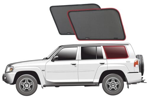 Nissan Patrol 5th Generation (same size Port Windows) Port Window Shades (Y61; 1997-2016)