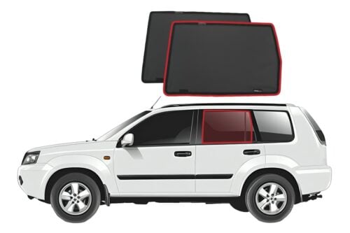 Nissan X-Trail 1st Generation Car Rear Window Shades (T30; 2000-2007)
