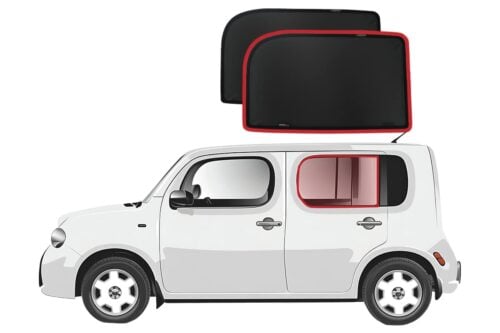 Nissan Cube 3rd Generation Car Rear Window Shades (Z12; 2009-2019) - Image 1