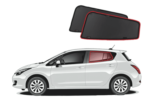 Nissan Leaf 1st Generation Car Rear Window Shades (ZE0; 2010-2017)* - Image 1