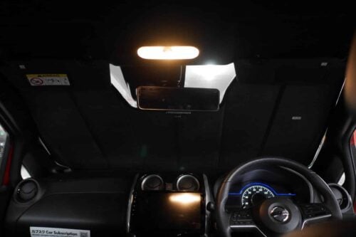 Nissan Note/Versa Note 2nd Generation Front Windscreen Sun Shade (E12; 2013-2019) - Image 3