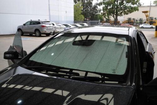 Mercedes-Benz CLA Sedan/Wagon 1st Generation Front Windscreen Sun Shade (C117/X117; 2013-2019) - Image 4
