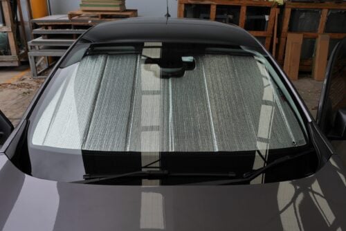 Renault Megane Coupe 3rd Generation Front Windscreen Sun Shade (X95; 2008-2016) - Image 2