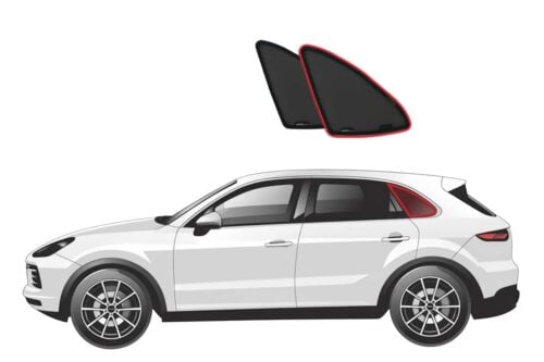 Porsche Cayenne 2nd Generation Port Window Shades (2010-2017)