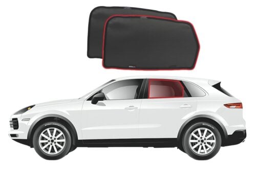 Porsche Cayenne SUV 3rd Generation Car Rear Window Shades (2018-Present)* - Image 1