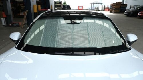 Porsche Taycan Front Windscreen Sun Shade (2019-Present) - Image 4