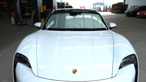 Porsche Taycan Front Windscreen Sun Shade (2019-Present) - Image 2