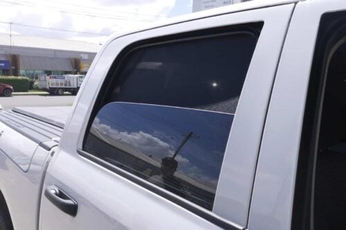 Dodge RAM Classic (DS; 2008-2024) | RAM HD 2500/3500/4500/5500 Crew Cab 4th Generation Car Rear Window Shades Shades (DJ; 2008-2019)* - Image 4