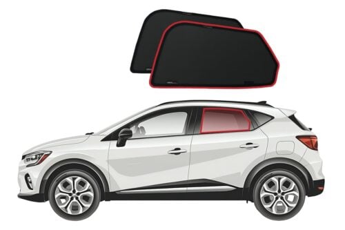 Renault Captur 2nd Generation (JB/JE; 2019-Present) | Mitsubishi ASX 2nd Generation Car Rear Window Shades (European Market) (2023-Present) - Image 1