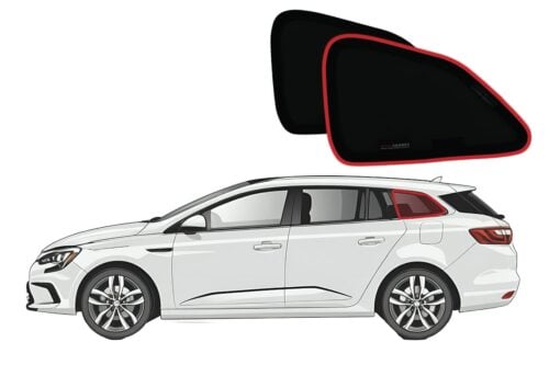 Renault Megane Wagon 4th Generation Port Window Shades (2016-2023)