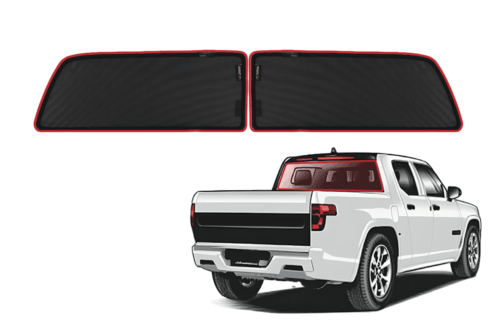 Rivian R1T Rear Windscreen Shade (2 Pieces) (2022-Present)