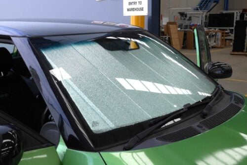 Skoda Fabia Hatchback/Wagon 2nd Generation Front Windscreen Sun Shade (5J; 2007-2015) - Image 2