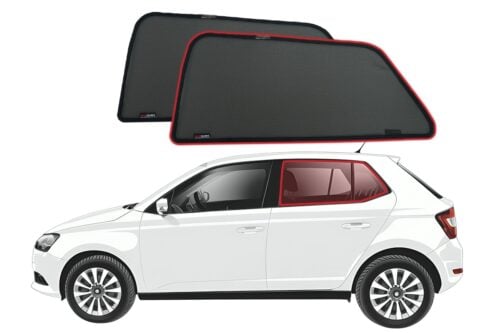 Skoda Fabia Hatchback 3rd Generation Car Rear Window Shades (NJ;2015-2021) - Image 1