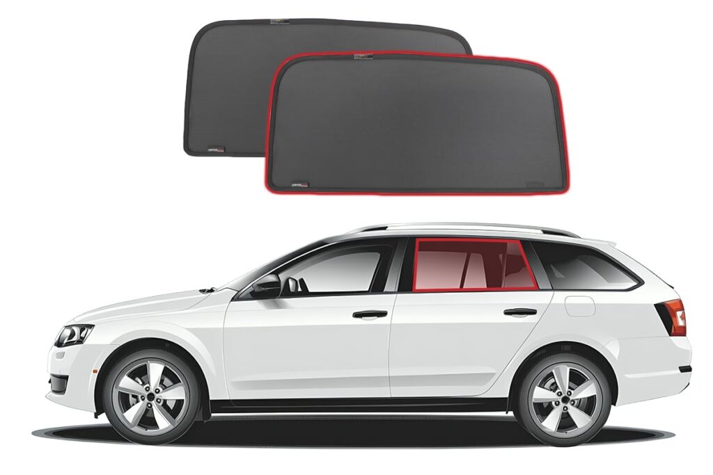 Skoda Octavia Wagon 3rd Generation Car Rear Window Snap Shades (A7 ...