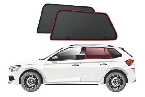 Skoda Kamiq Car Rear Window Shades (2019-Present) - Image 1