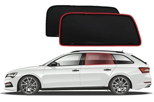 Skoda Superb Wagon 3rd Generation Car Rear Window Shades (B8- Typ 3V; 2015-2024) - Image 1