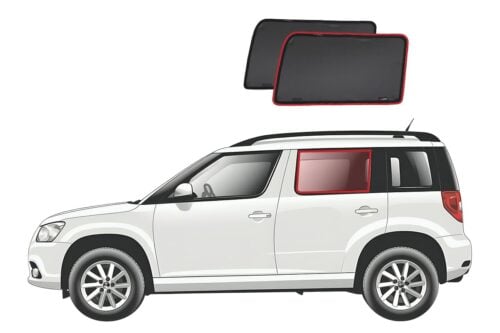 Skoda Yeti Car Rear Window Shades (2009-2017) - Image 1