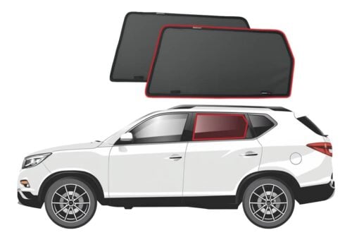 SsangYong Rexton 2nd Generation Car Rear Window Shades (Y400; 2017-Present)* - Image 1