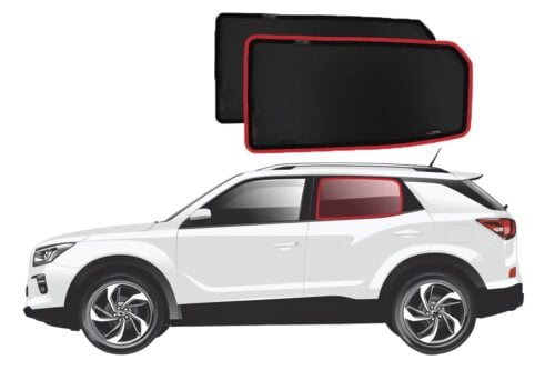 SsangYong Korando 4th Generation Car Rear Window Shades (C300; 2019-Present) - Image 1