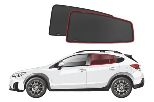 Subaru XV/Crosstrek 2nd Generation/Impreza Hatchback 5th Generation Car Rear Window Shades (GT; 2017-2023) - Image 1