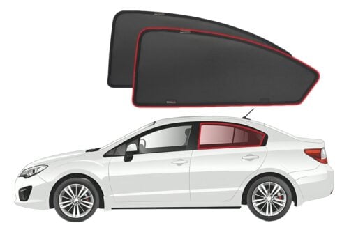 Subaru Impreza Sedan 4th Generation Car Rear Window Shades (GJ; 2011-2016)