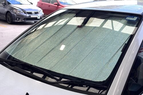 Suzuki SX4 Sedan/Hatchback 1st Generation Front Windscreen Sun Shade (GY/EY/RW; 2006-2013) - Image 2