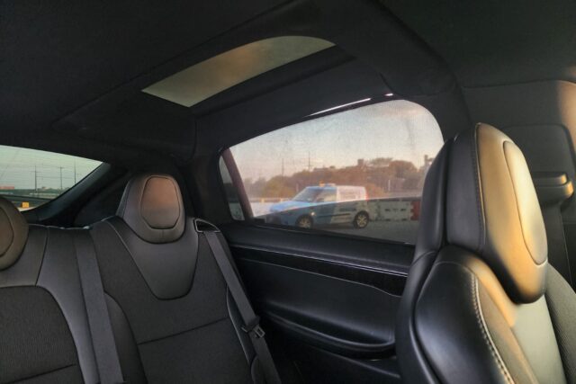 Tesla Rear Window Rack Tesla Model X Car Rear Window Snap Shades (2015-Present) - Roof Rack World