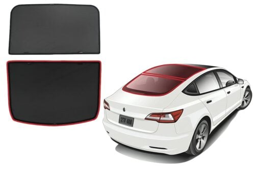Tesla Model 3 Rear Windscreen Shade (2 Pieces) (2017-Present)
