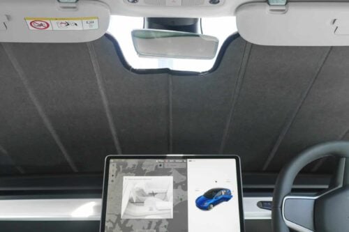 Tesla Model 3 Front Windscreen Sun Shade (2017-Present) - Image 3