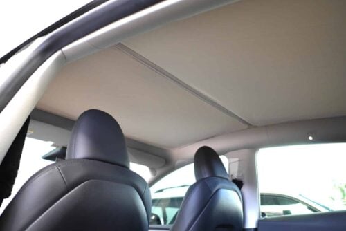 Tesla Model Y Premium Panoramic Glass Shade (2 Pieces) (2020-2024) - Image 3