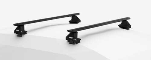 MG 4 2023 -On Thule WingBar Evo Roof Racks (pr) Black (711320/710500/K145342) - Image 6