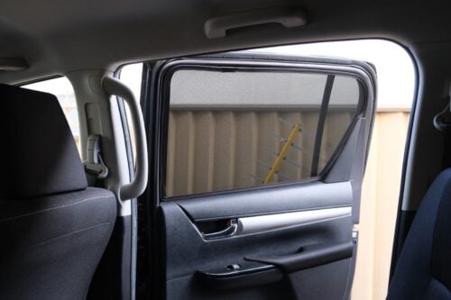 Toyota Hilux 8th Generation | TruckMasters OX Car Rear Window Shades (AN120/AN130; 2015-Present) - Image 3