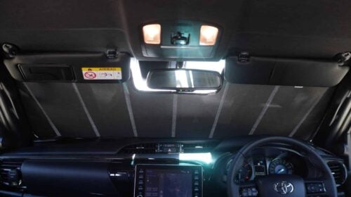 Toyota Hilux 8th Generation | TruckMasters OX Front Windscreen Sun Shade (AN120/AN130; 2015-Present) - Image 3
