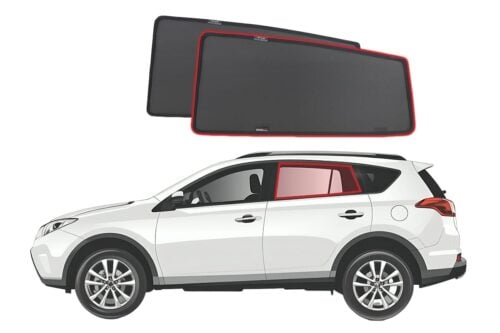 Toyota RAV4 4th Generation Car Rear Window Shades (XA40; 2013-2018)