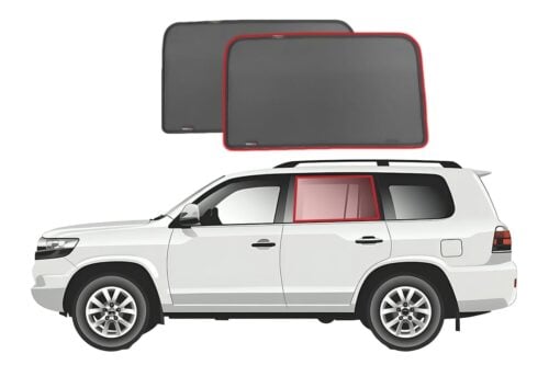Toyota LandCruiser 200 Series | Lexus LX Car Rear Window Shades (J200; 2007-2021)