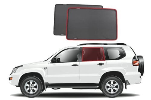 Toyota LandCruiser Prado 120 Series | Lexus GX 470 Car Rear Window Shades (J120; 2003-2009)
