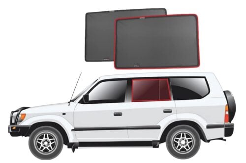 Toyota LandCruiser 100/105 Series | Lexus LX Car Rear Window Shades (J100/J105; 1998-2007)