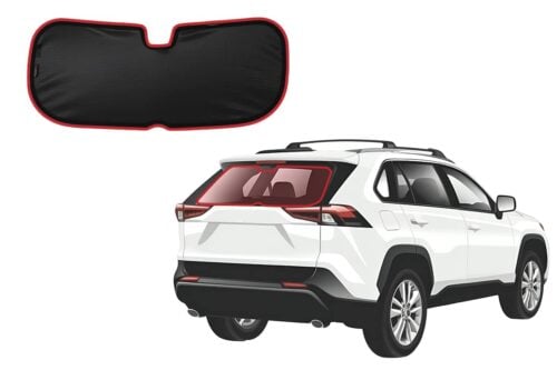 Toyota RAV4 5th Generation | Suzuki Across Rear Windscreen Shade (With Digital Rearview Mirror) (XA50; 2018-2025)