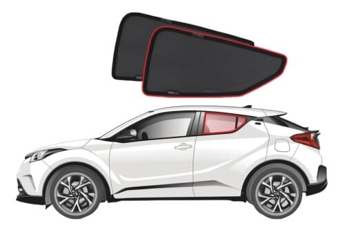 Toyota C-HR 1st Generation Car Rear Window Shades (AX10/AX50; 2016-2023) - Image 1