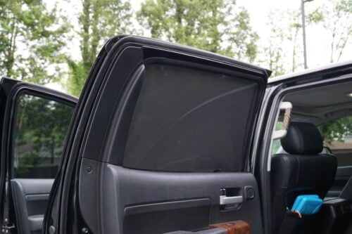 Toyota Tundra CrewMax 2nd Generation Car Rear Window Shades (XK50; 2007-2021) - Image 2