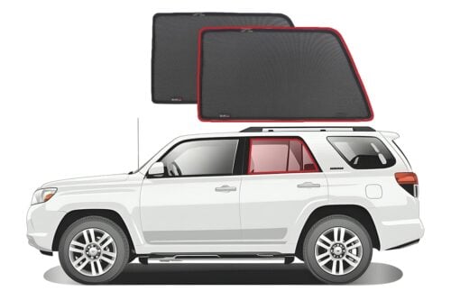 Toyota 4Runner 5th Generation Car Rear Window Shades (N280; 2009-2024) - Image 1
