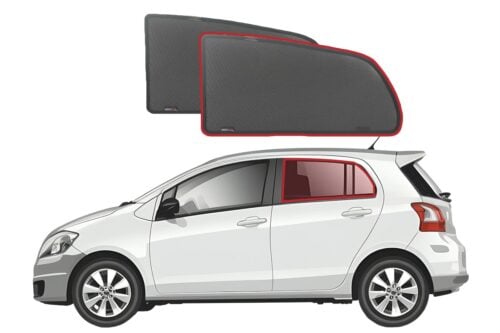 Toyota Yaris/Vitz Hatchback 2nd Generation Car Rear Window Shades (XP90; 2006-2011)