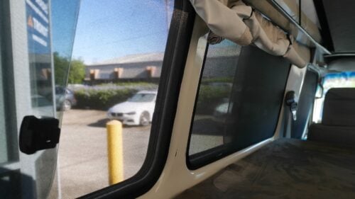 Toyota LandCruiser Troop Carrier Third Row Port Window Shades (78 Series; 1984-Present) - Image 4