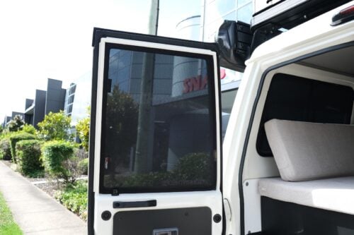 Toyota LandCruiser Troop Carrier Rear Windscreen Shade (2 Pieces) (78 Series; 1984-Present) - Image 2