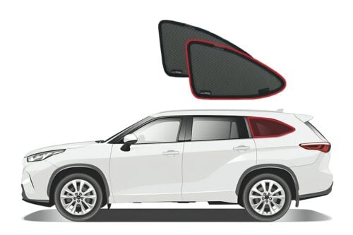 Toyota Kluger/Highlander 4th Generation Port Window Shades (XU70; 2019-Present)